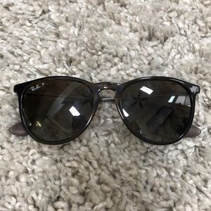 Polarized turtle shell Ray Ban sunglasses
